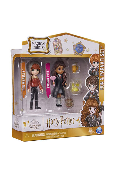 Spinmaster Harry Potter Mini-Figurine Magice - Ron Weasley și Parvati Patil