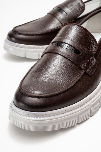 maximoda Genuine Leather, Poly Sole, Stitched, Inner and Outer Leather Men's ...