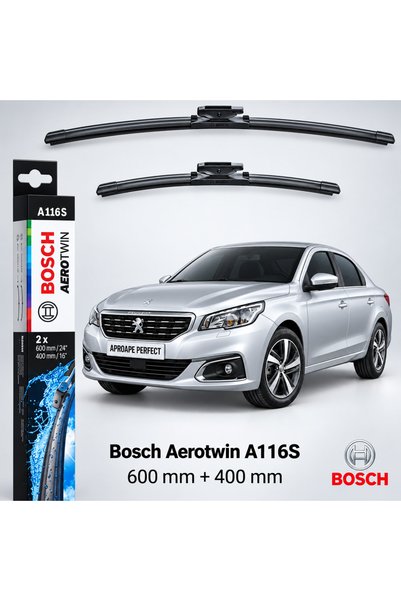 Bosch Ștergător Peugeot 301 Sedan DD 2012-2021 |   A116S