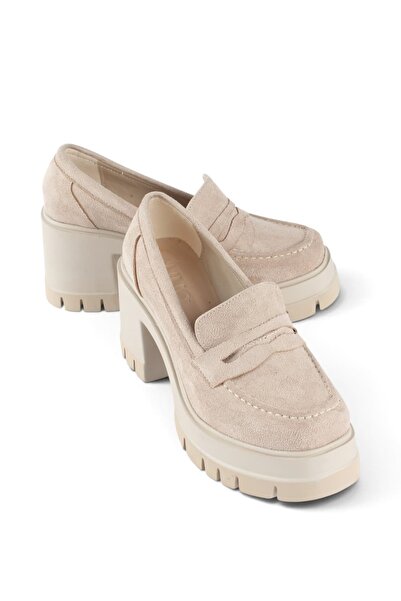 luuq shoes VALEN Дамски мокасини с дебела подметка и ток