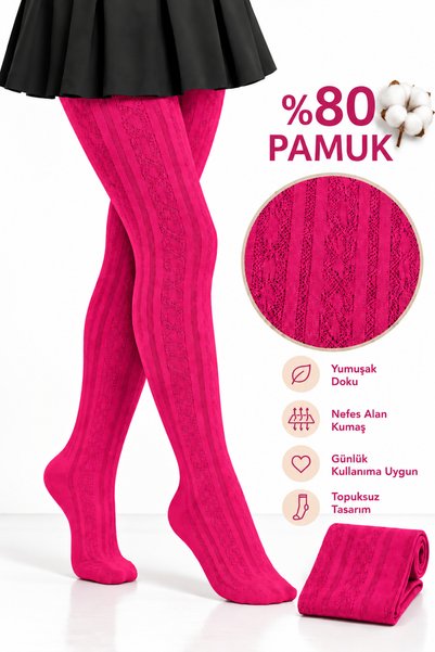 Caglar Socks Kız Çocuk Pamuklu Külotlu Çorap