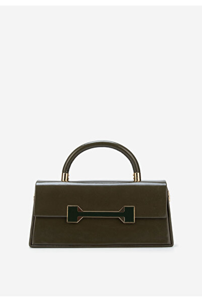 B T Shoes Hereia green envelope bag