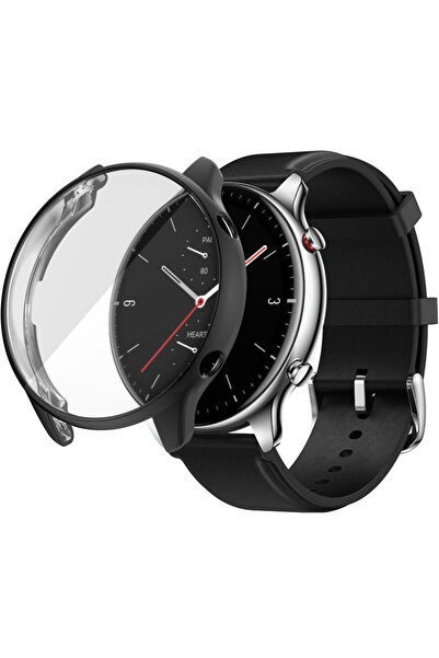 XGSM Carcasă 2 în 1 cu protecție pentru ecran pentru Amazfit GTR 2, Negru