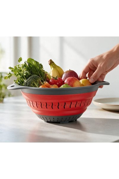 HOLLYHOME Magic Folding Plastic Strainer 29X24X4 (H) cm