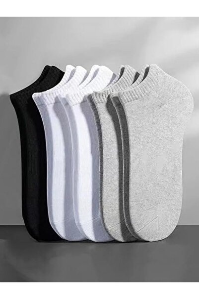 GENERAL 5 PCS Men's Breathable Socks, Lightweight Knit Casual Crew Socks US S...