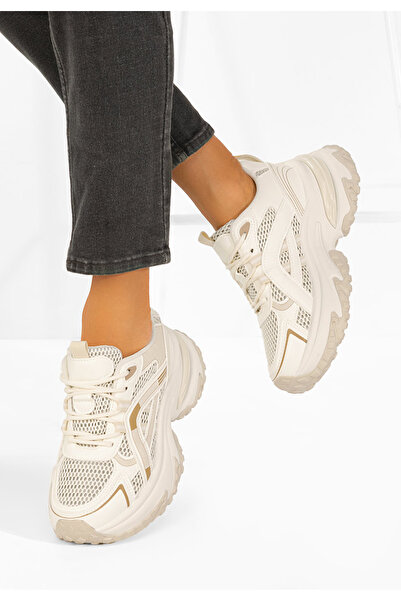 B T Shoes Sneakers cu platformă Jarina bej