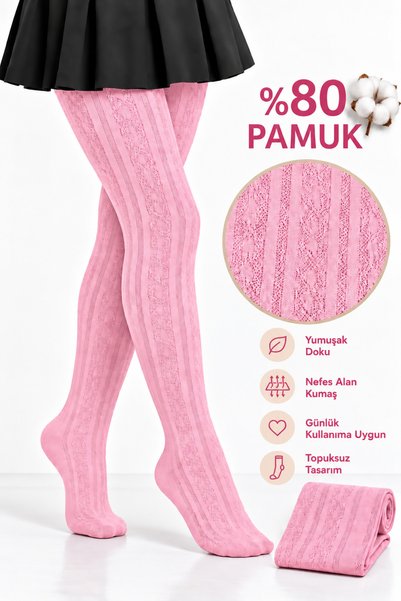Caglar Socks Kız Çocuk Pamuklu Külotlu Çorap