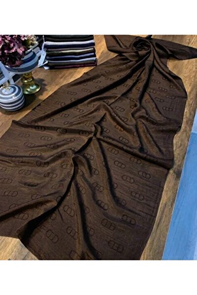 MASSİMAELEGANZA New Season Monogram Cotton Shawl