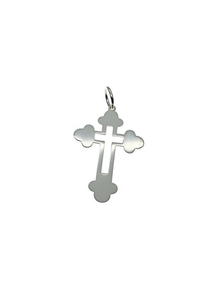 BIZZARO Pandant -Medalion Cruciuliță din argint 925 , Lungime 3-3,5 cm