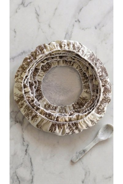 shopshop ss 6 Pieces of Ready-Made American Service Supla Fabric, 33 cm Circle Supla Compatible with French Country Pattern