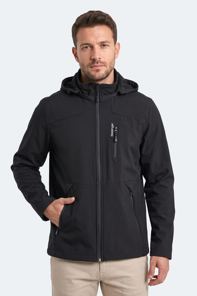 Slazenger Hadil Men's Black Coat & Jacket