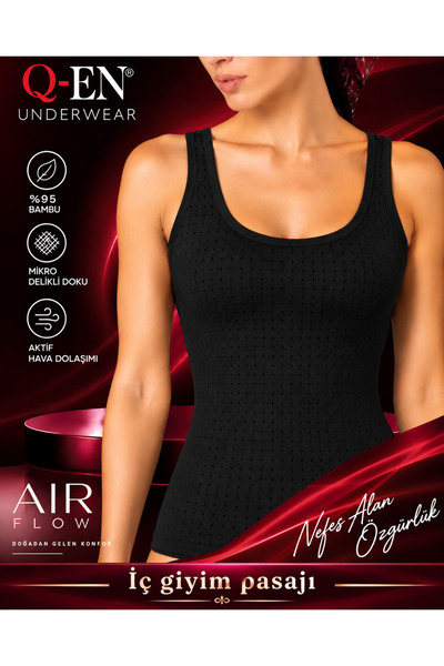 Q-EN Underwear Passage Women's Bamboo Thick Strap Undershirt 95% Bamboo Micro...