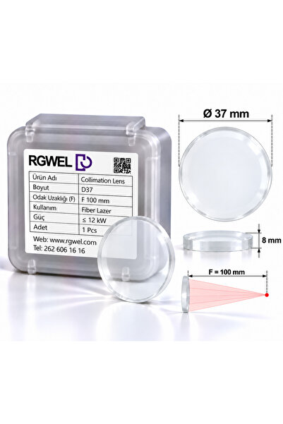 RGWEL Fiber Lazer Collimation Lens D37-F100