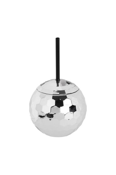 OEM Pahar din plastic cu pai Discoball 580 ml