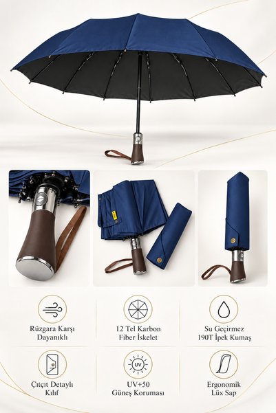 Mi'umbrella Deluxe 12 Tel Şemsiye