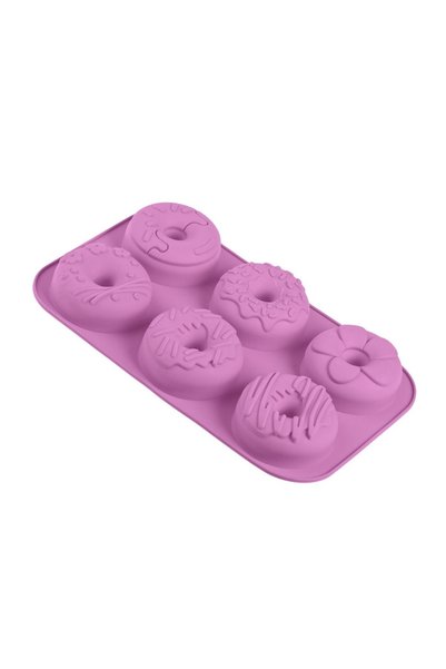 OEM Formă Copt din Silicon Mov pentru 6 Gogosi 16.5x28cm
