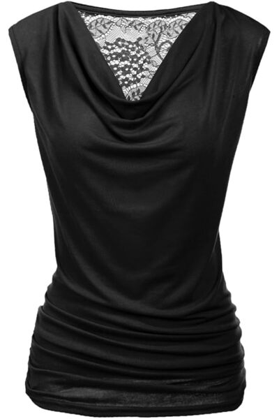 GENERAL Zeagoo Women's Trendy Ruched Sleeveless Business Casual Tunic Tank Top