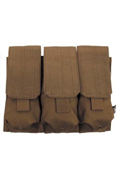 MFH Θήκη Τριπλή Γεμιστήρα Molle coyote