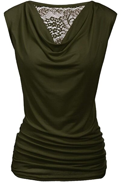 GENERAL Zeagoo Women's Trendy Ruched Sleeveless Business Casual Tunic Tank Top