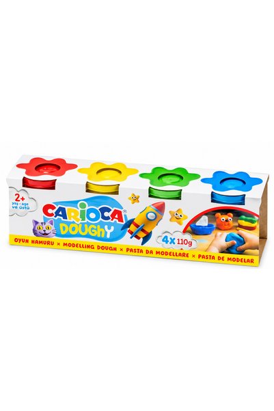 carioca Oyun Hamuru 4 Renk 440 Gr (4'lü Set)