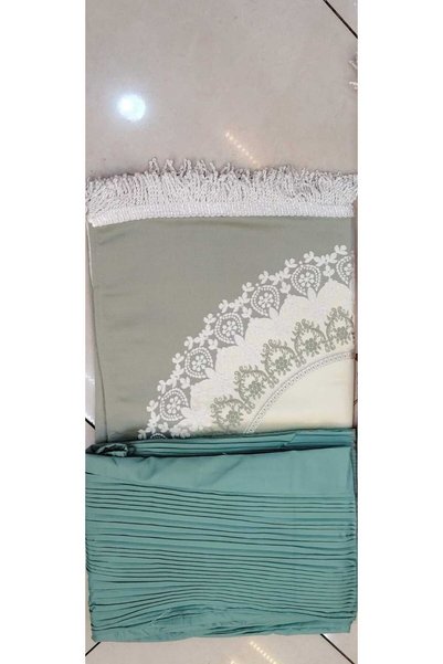 Generic Brand Women's Deluxe Prayer Set (Padded Mat with Sheet)