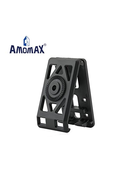 amomax Κλιπ Ζώνης Για Όλες Τις Θήκες Πιστολιών & Γεμιστήρων Μαύρο