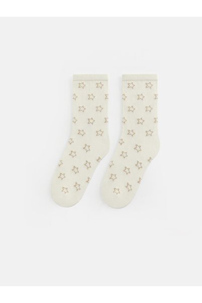 LC Waikiki I Star Embroidered Women's Socks from Freezen Store