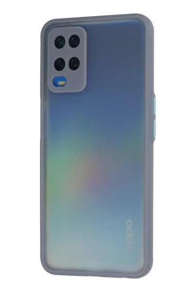 Bezos Oppo A54 4g Compatible Case Montreal Silicone Cover - Gray