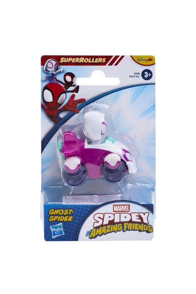 Marvel Ο Spidey and His Amazing Friends Super Rollers Set Ghost Spider with V...