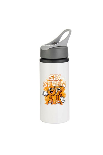 Photoretous Six-seven 650ml Λευκό-γκρι μπουκάλι με καπάκι