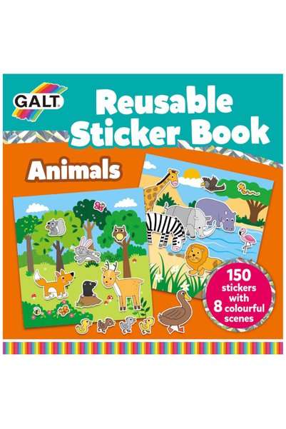 Galt Reusable Sticker Book Animals (31005098)