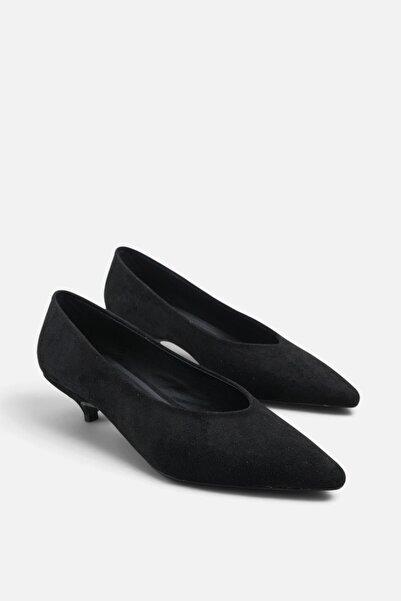 Liza Shoes NICHO Pantofi de damă din piele intoarsa cu varf rotund Stiletto A...