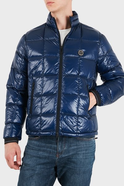 Armani Exchange Kuş Tüyü Dolgulu Regular Fit Dik Yaka Şişme Mont Erkek MONT X...