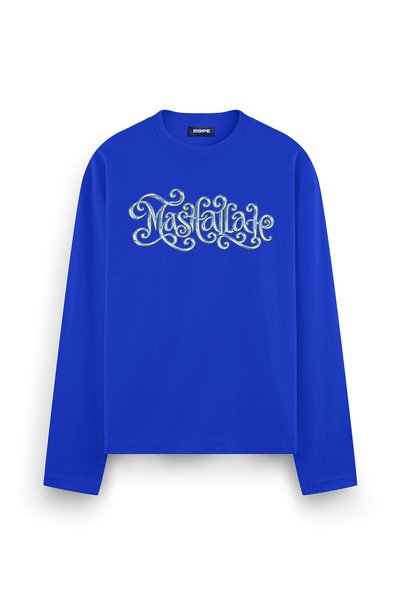 ROPE COUTURE Μπλουζάκι Mashallah με στάμπα, μακρυμάνικο, oversized εφαρμογή, ...