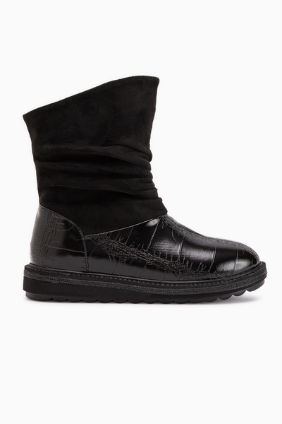 Limoya Cizme și botine - Negru - Toc plat