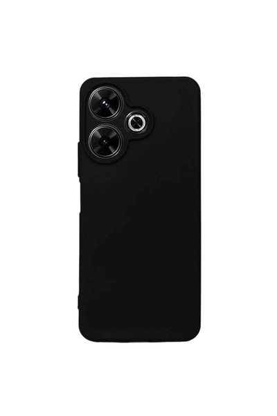 Bezos غلاف هاتف Xiaomi Redmi 13 4G من السيليكون الأول - أسود