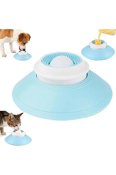 Andanna Dog Licking Bowl with Rolling Ball, Slow Feeder Dog Bowls for Small D...