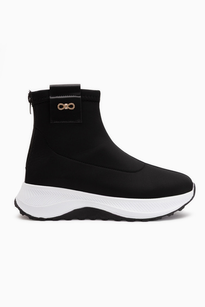 Limoya Cizme și botine - Negru - Toc plat