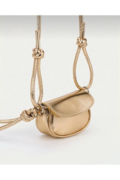 Generic Brand Adjustable Knot Strap with Wrist Hanging Accessory for Daily Use Women's Hand and Shoulder Bag