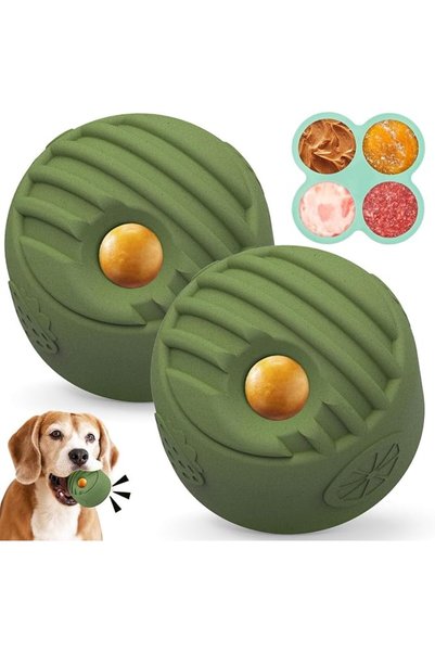 TERRIFI Dog Frozen Treat Toy, Pupsicle and Treat Tray, Durable Freezable Rubb...