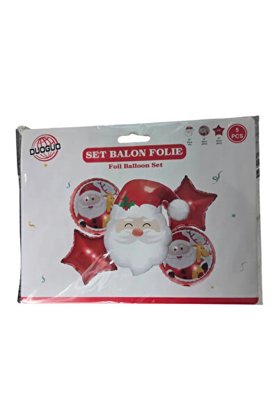 Generic Brand Set 5 Baloane de Crăciun, Baloane Decorative cu Tematică Festiv...