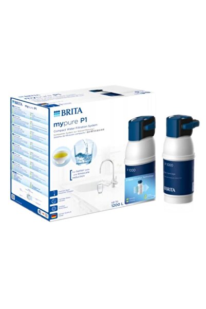 BRITA Sistem de filtrare a apei mypure P1 cu cartuș filtrant P1000 Gri-argintiu