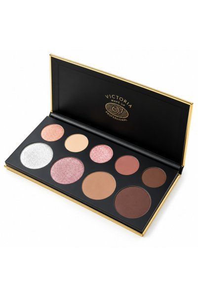 Victoria Power Multi Effects Eyeshadow Palette – 9 Colors - Shade 01