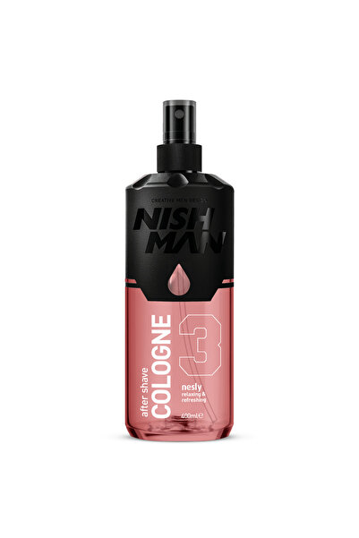 NISHMAN After Shave Cologne 03 Nesly Refreshing Soothing 400 ML