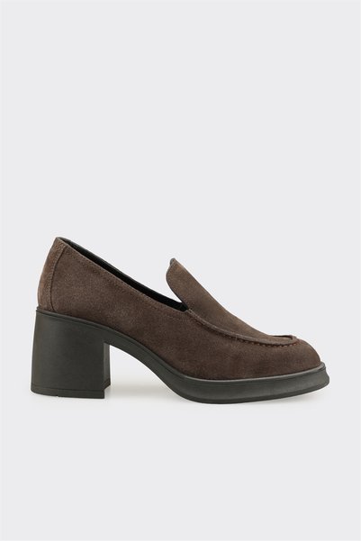 Elle Shoes Antrasit Kadın Topuklu Ayakkabı