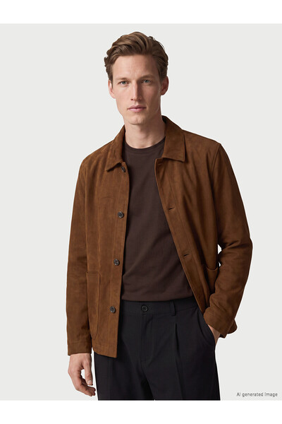 LC Waikiki Nevavm Farkıyla Southblue Brown Suede Look Flat Standard & Regular...