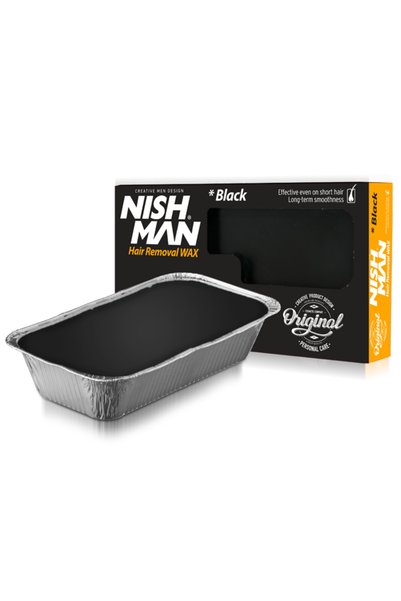 NISHMAN Easy-To-Use Hair Removal Wax (Black) 500 G