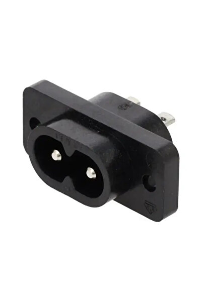 OEM Conector alimentare AC 2.5A 250VAC tata casetofon 2 pini pe panou IEC 603...