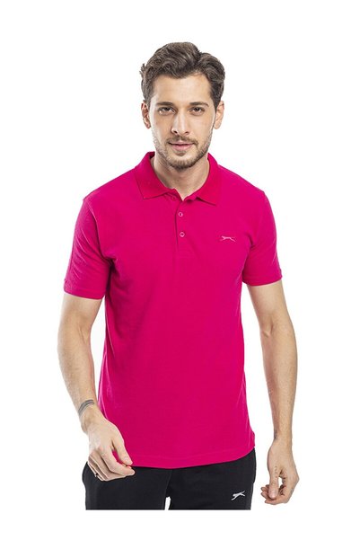 LC Waikiki تي شيرت رجالي SLAZENGER Fuchsia Pike ذو أكمام قصيرة قياسية وعادية ...