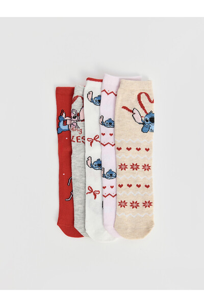 LC Waikiki 5-Piece Popular Cartoon Hero Themed and Angel Printed Girls' Soke ...